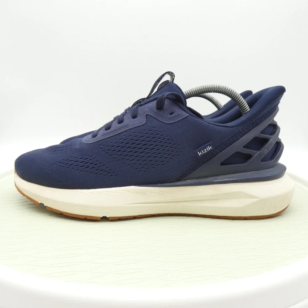 Kizik Athens Men's Sneakers Navy Blue Mesh MATH2509-1D Size 11.5